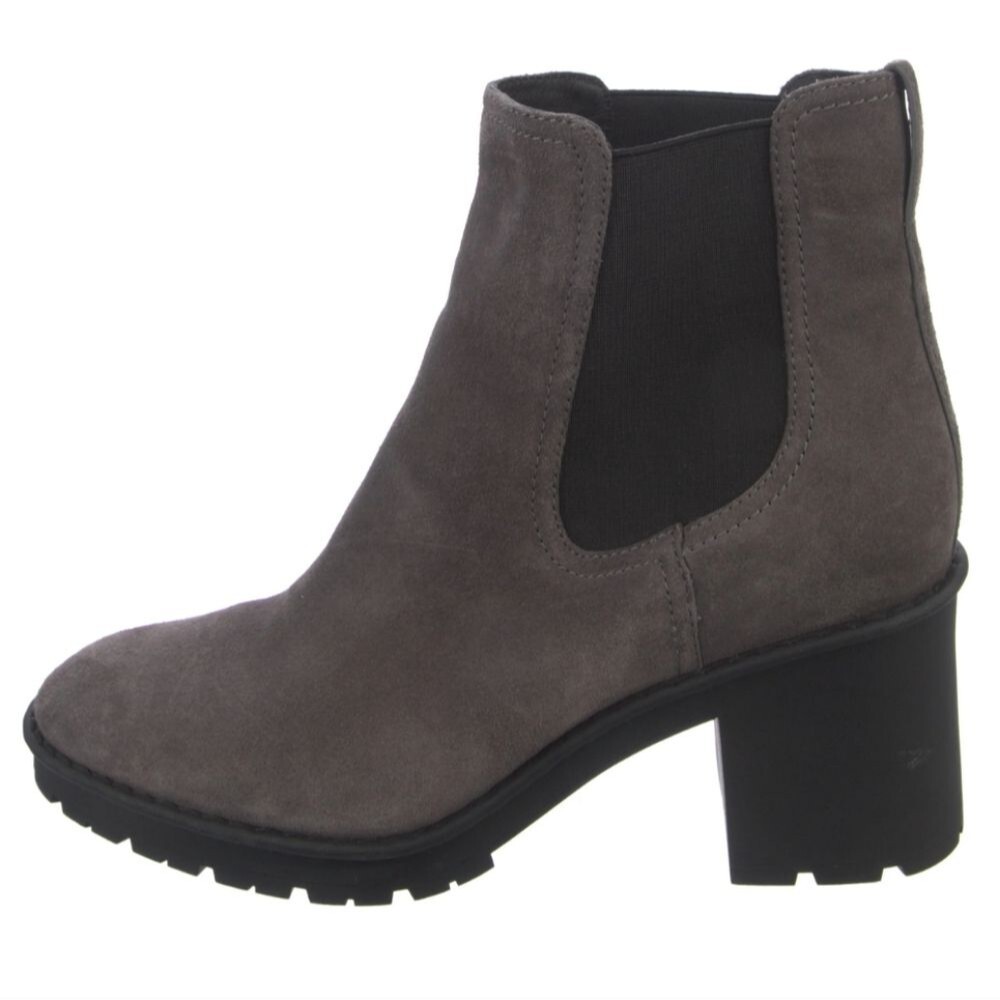 Vince Henderson Weatherproof Suede Chelsea Chunky Ankle Boot Gray Size 10 EU 40